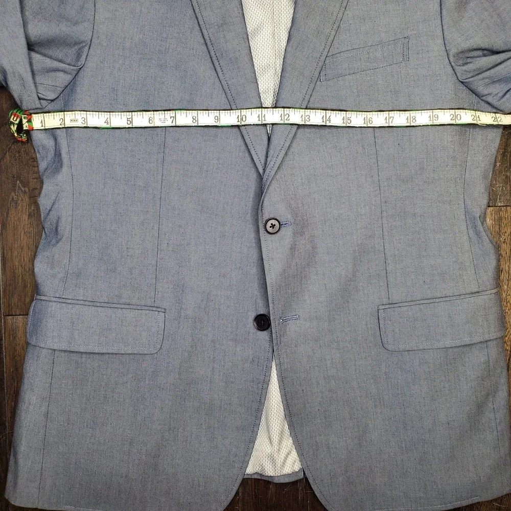 Banana Republic 44R cotton blazer jacket sport suit coat tailored fit